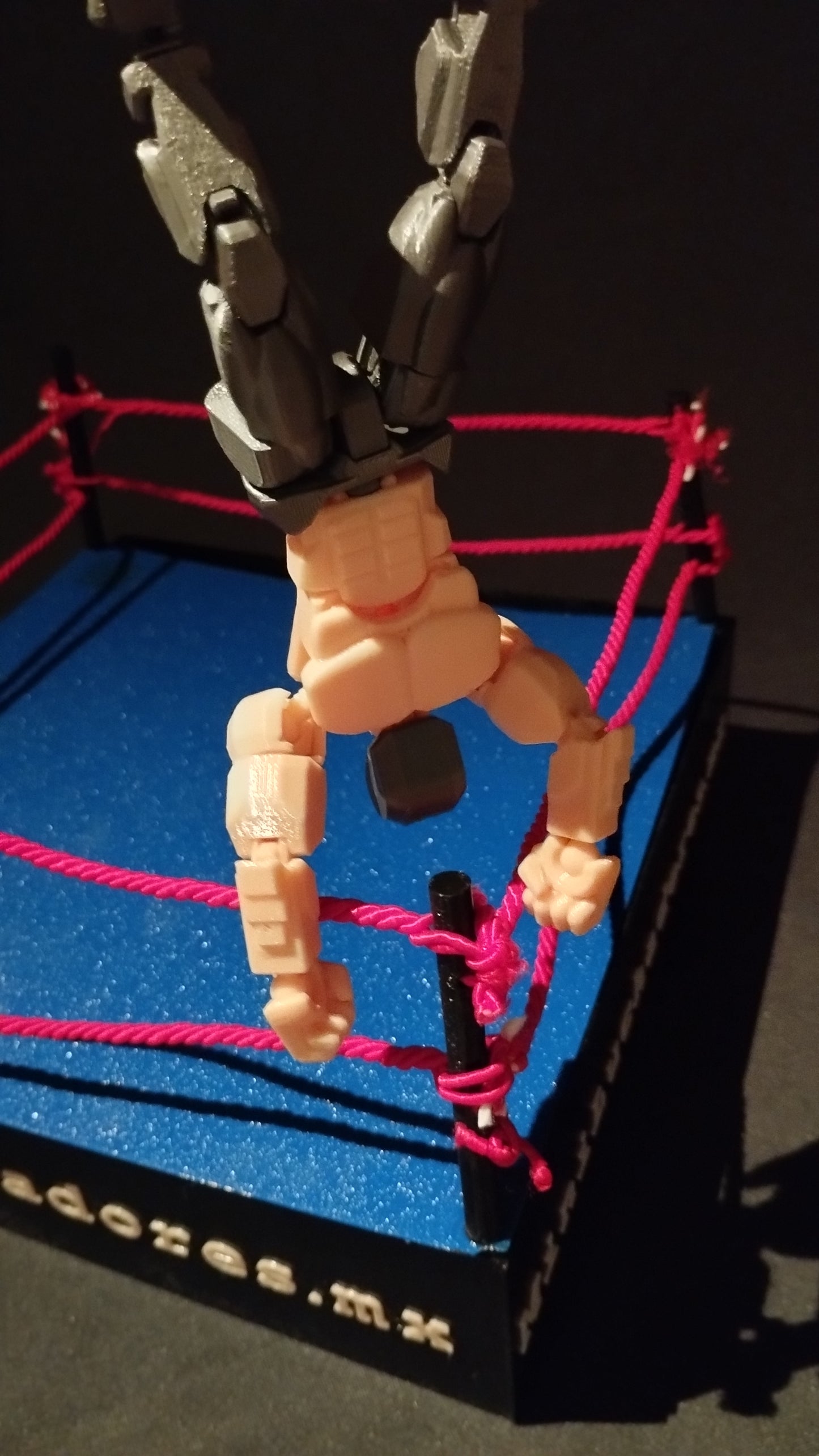 El Tornado Gris – Figura de acción Lucha Libre